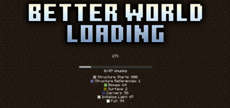  Better World Loading  Minecraft 1.21