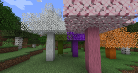  Colourful Trees Stone And Water  Minecraft 1.20