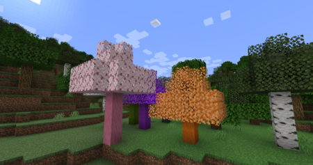  Colourful Trees Stone And Water  Minecraft 1.20