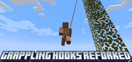  Grappling Hooks Reforked  Minecraft 1.20