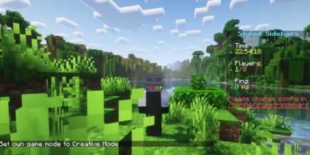  Styled Sidebars  Minecraft 1.21.10