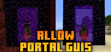  Allow Portal GUIs  Minecraft 1.21.10