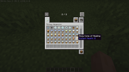  Snowy Weaponry  Minecraft 1.21.8