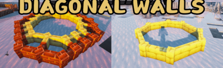  Diagonal Walls  Minecraft 1.21.9