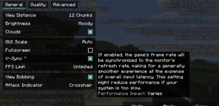  Sodium  Minecraft 1.21.10