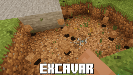 Скачать Excavar для Minecraft 1.21.10 Скачать Excavar для Minecraft 1.21.10