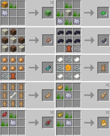  Vegan Mob Drops  Minecraft 1.21.10