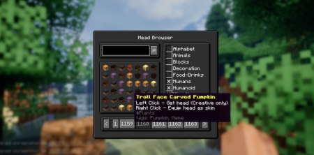  Head Browser  Minecraft 1.21.8