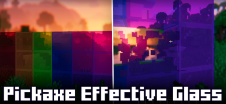  Pickaxe Effective Glass  Minecraft 1.21.11