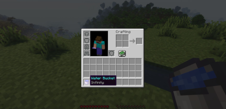 ������� Infinity Water Bucket ��� Minecraft 1.21.10