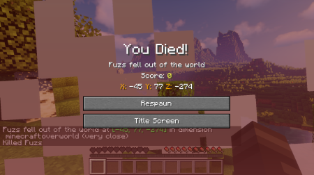 ������� Death Finder ��� Minecraft 1.21.10