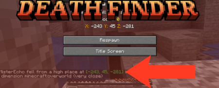 ������� Death Finder ��� Minecraft 1.21.11