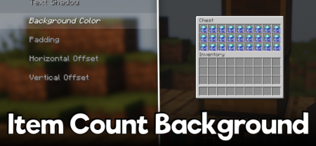 ������� Item Count Background ��� Minecraft 1.21.10