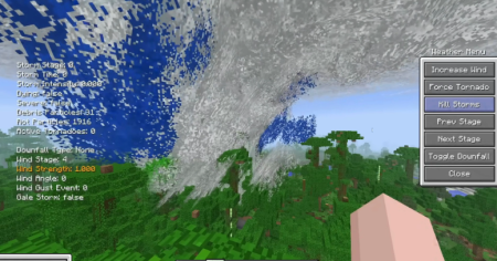 ������� Weather and Tornadoes Remastered ��� Minecraft 1.21.10