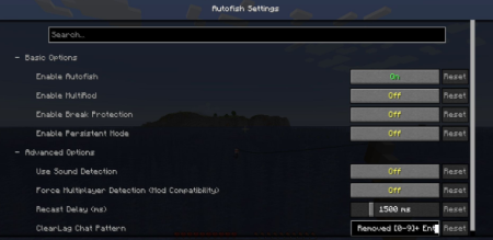 ������� XPlus Autofish ��� Minecraft 1.21.10