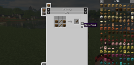 ������� One Click Crafting ��� Minecraft 1.21.10