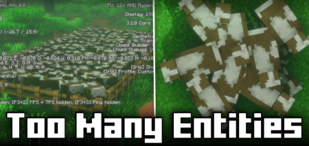 ������� Too Many Entities ��� Minecraft 1.21.11