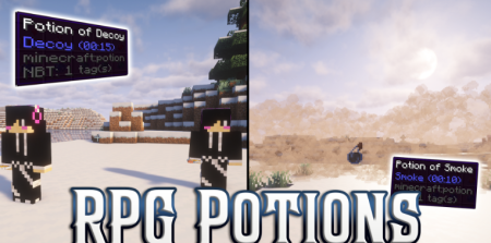 ������� RPG Potions ��� Minecraft 1.21.1