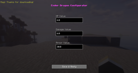������� Ender Dragon Configuration ��� Minecraft 1.20