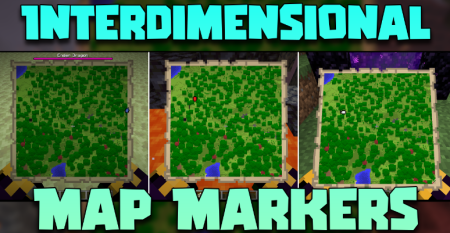 ������� Interdimensional Map Markers ��� Minecraft 1.21.10