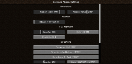 ������� Compass Ribbon ��� Minecraft 26.1