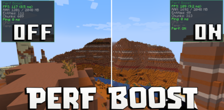 ������� Perf Boost ��� Minecraft 1.21.10