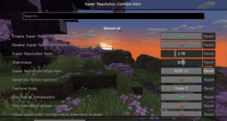 ������� Super Resolution ��� Minecraft 1.21.10