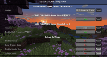������� Super Resolution ��� Minecraft 1.21.11