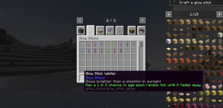 ������� Glow Sticks ��� Minecraft 26.1.1