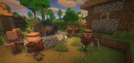 ������� Guard Villagers Autonomous Villager Defense ��� Minecraft 1.21.1