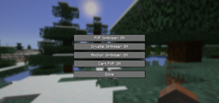 ������� PVP Optimizer ��� Minecraft 1.21.11