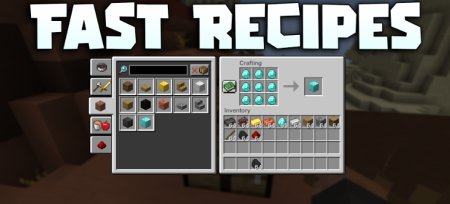 ������� Fast Recipes ��� Minecraft 1.20