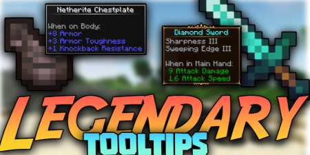 ������� Legendary Tooltips ��� Minecraft 26.1.2