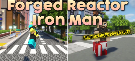 ������� Forged Reactor Iron Man ��� Minecraft 1.20