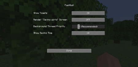 ������� FastQuit ��� Minecraft 26.1.2