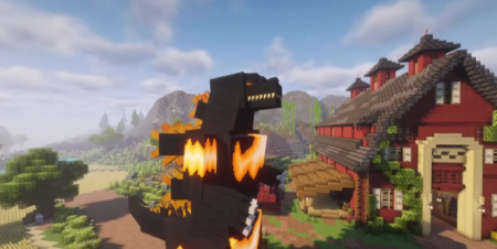 ������� Godzilla Reborn ��� Minecraft 1.21.7