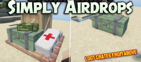 ������� Simply Airdrops ��� Minecraft 1.21.7