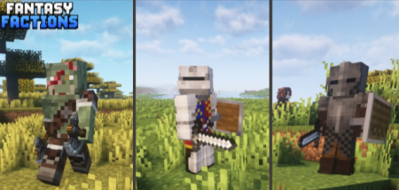 ������� Fantasy Knights & Factions ��� Minecraft 1.21