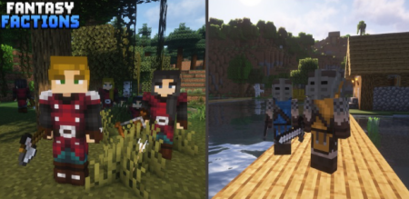 ������� Fantasy Knights & Factions ��� Minecraft 1.21.1