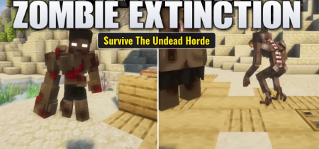 ������� Zombie Extinction ��� Minecraft 1.20