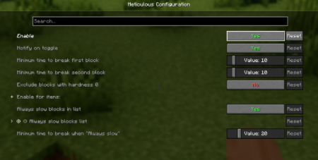 ������� Meticulous ��� Minecraft 26.1.1