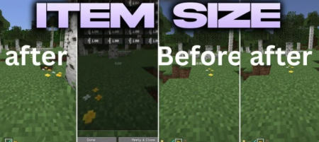 ������� Item Size ��� Minecraft 26.1
