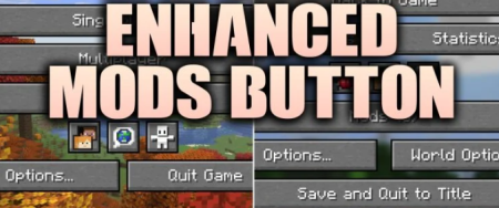 ������� Enhanced Mods Button ��� Minecraft 26.3