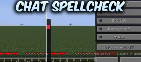 ������� Chat Spellcheck ��� Minecraft 26.1